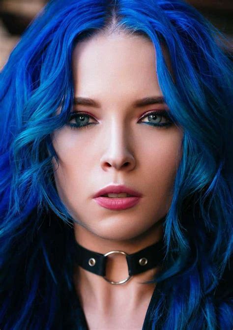 Girl With Blue Hair Porn Videos 